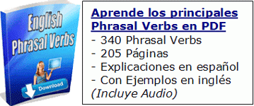 Descarga Phrasal Verbs en inglés en PDF con audio